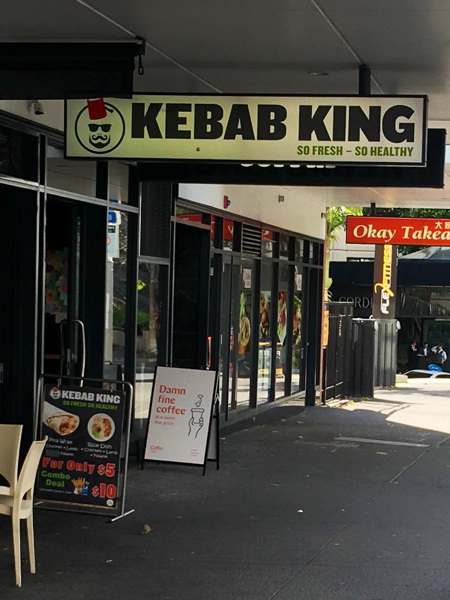 TomRisteSmith's tweet photo. Something about New Zealand I’ll never get my head around:- 

Kebab shops are marketed as a healthy option and only open in the daytime?!

A whole country that doesn’t know the joy of a 3am Kebab! https://t.co/9ZxjfoVLa8