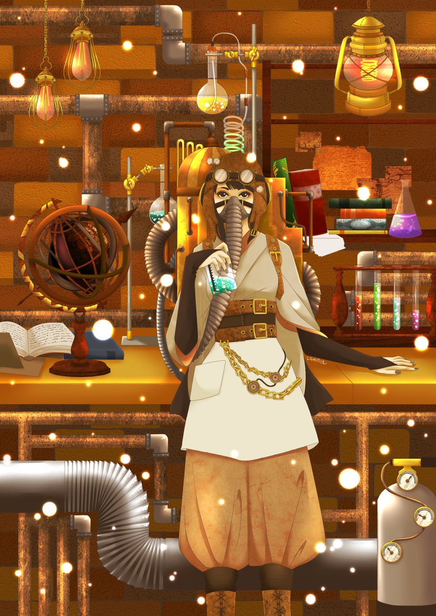 しらかべりえ イラストレーター イラスト イラストレーター スイーツ 思い出 可愛い女の子 蝶 きのこ スチームパンク お仕事募集中