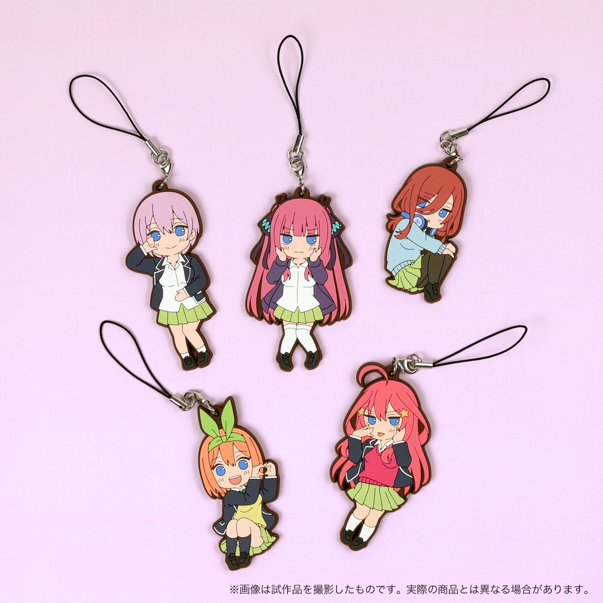 五等分の花嫁　ラバーストラップコレクション　五等分の花嫁展　限定