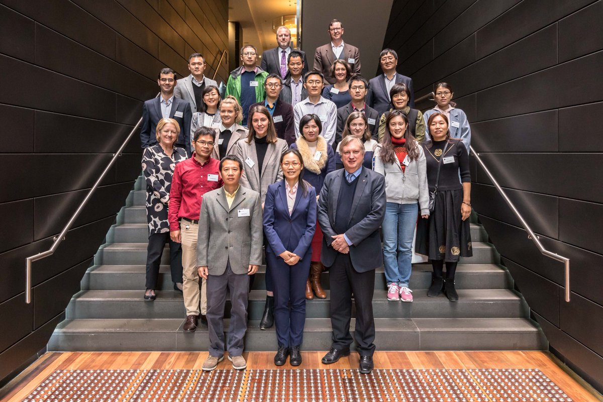 Great start to our Oz China Young Scientists Exchange Program in Melbourne -now our Chinese researchers are spread far and wide across the country to further their collaborations. The obligatory group photo before we parted ways #AustraliaChina #internationalresearch @applied_au