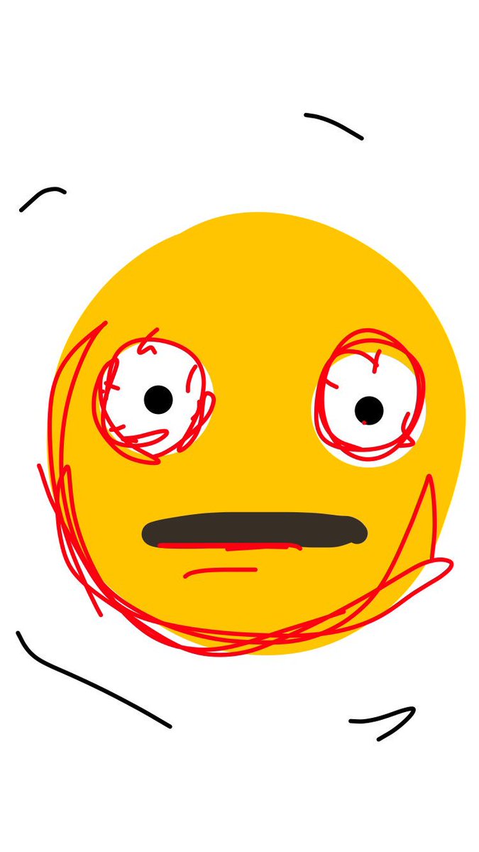 ChrisLego's tweet photo. does anyone have that picture of the emoji thats shaking and had red eyes? looks kinda like this https://t.co/bfMhIhJx1D