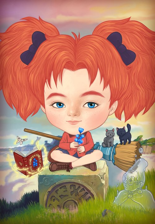 PinkBee_Art's tweet photo. Mary and the Witch's Flower fan art ~ 🤗

#fanart #anime #maryandthewitchsflower #art #illustration #redhair #witch #magic #instaart #characterdesign #cats #magicbook #digitaldrawing #animanga August 2-3, 2019 at Fairplex Hall 4, Pomona https://t.co/2M0FfFLObo