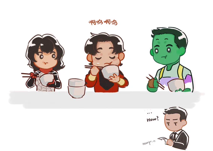 He just... keeps eating 