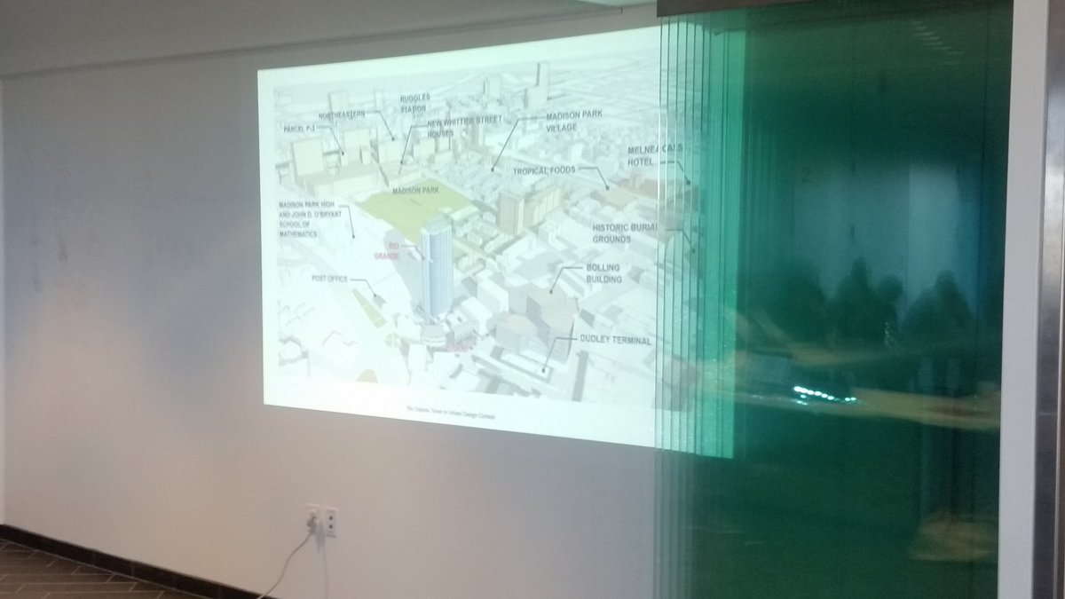 Principal David Lee of Stull+Lee Architects reviews the proposed Rio Grande Development.
Project seeks to create 241 new housing units (20% affordable at 50% AMI for #Roxbury residents) w/retail shops and new plaza in #Dudley Square
#neighborhood 🏡
#TransitOrientedDevelopment