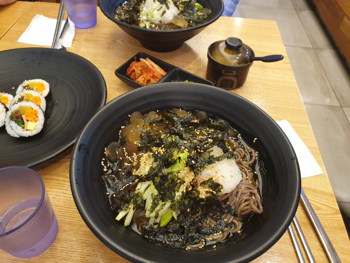 서현역근처 삐사감김밥집 다양한 메뉴 중 메밀국수 맛이 일품 이네요 추천합니다 031-707-3222. #김주사의단골집