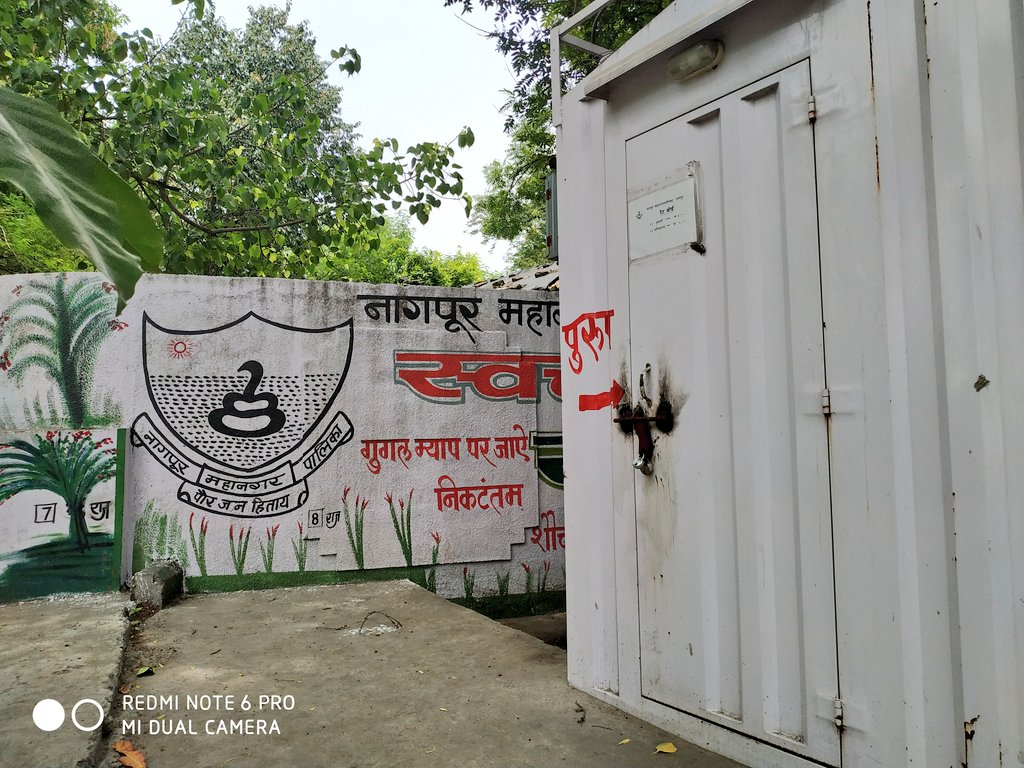 RanjitVDeshmukh's tweet photo. SHOW PIECE: Whats the use of #public #toilet installed #RaviNagar Square #Nagpur as it's locked for months
@timesofindia
@TOI_Nagpur
@SunilWarrier1
@wordsmith01
@mataonline
@smartcityfeed
@swachhbharat
@SwachhBharatGov
@ngpnmc
@ashwinmudgalias
@ProshuncTOI
@OfficeOfNG https://t.co/U03p6nfKQd