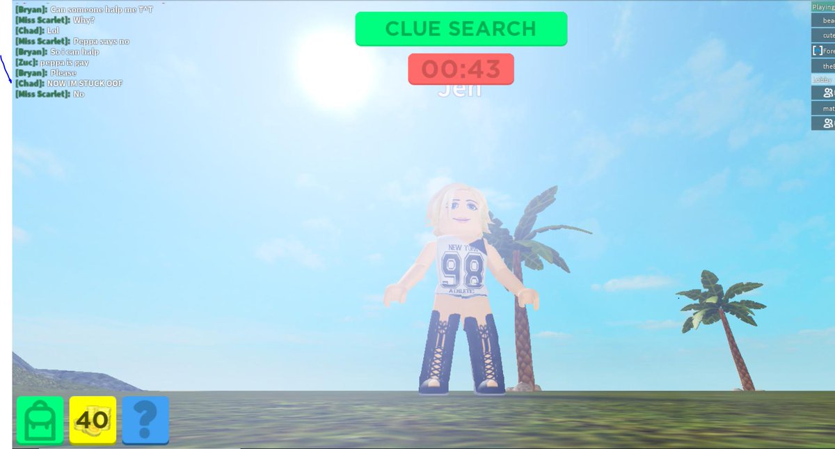 Roblox Murder Island All Characters Roblox Star Codes Working 2019 - murder island roblox twitter codes