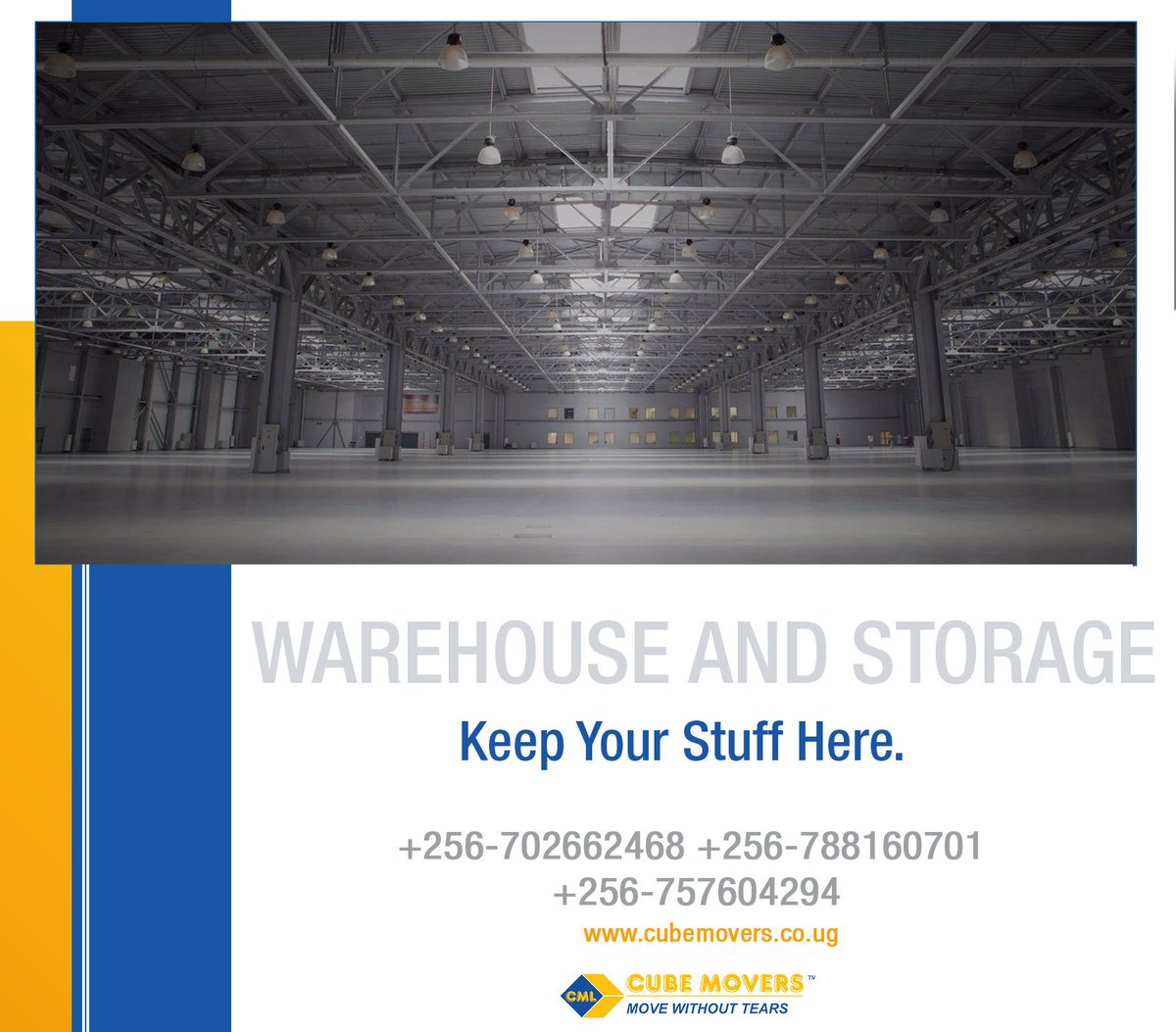 cubemoversUG's tweet photo. We offer services across the nation for extra storage, distribution and pre-positioning. 
☎Call us now let's get moving!
+256-702662468 +256-788160701 +256-757604294
https://t.co/uvI1Kp9XL5 
#MoveWithoutTears https://t.co/2flKdlQNPL