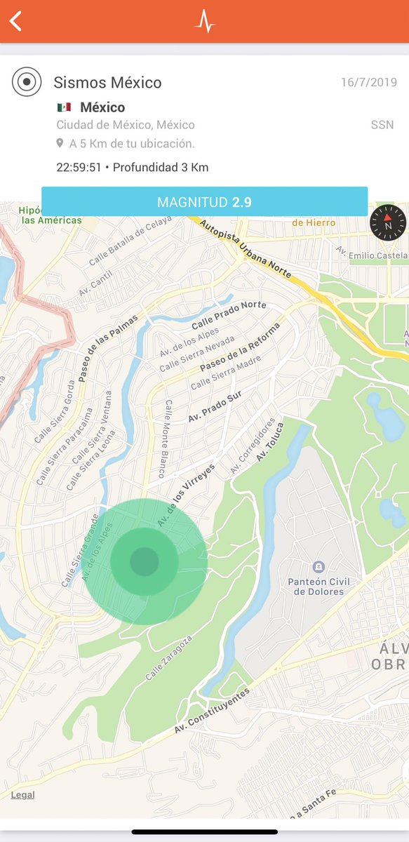 SkyAlertMx's tweet photo. Exactamente ¿Dónde fue el sismo de las 23:00h de hoy? Boulevard de Los Virreyes en Lomas de Chapultepec (Miguel Hidalgo). Sentido en 8 alcaldías. #SismoCDMX - Mantén tu app #SkyAlert al día y actualizada https://t.co/yPmZNXhPuH