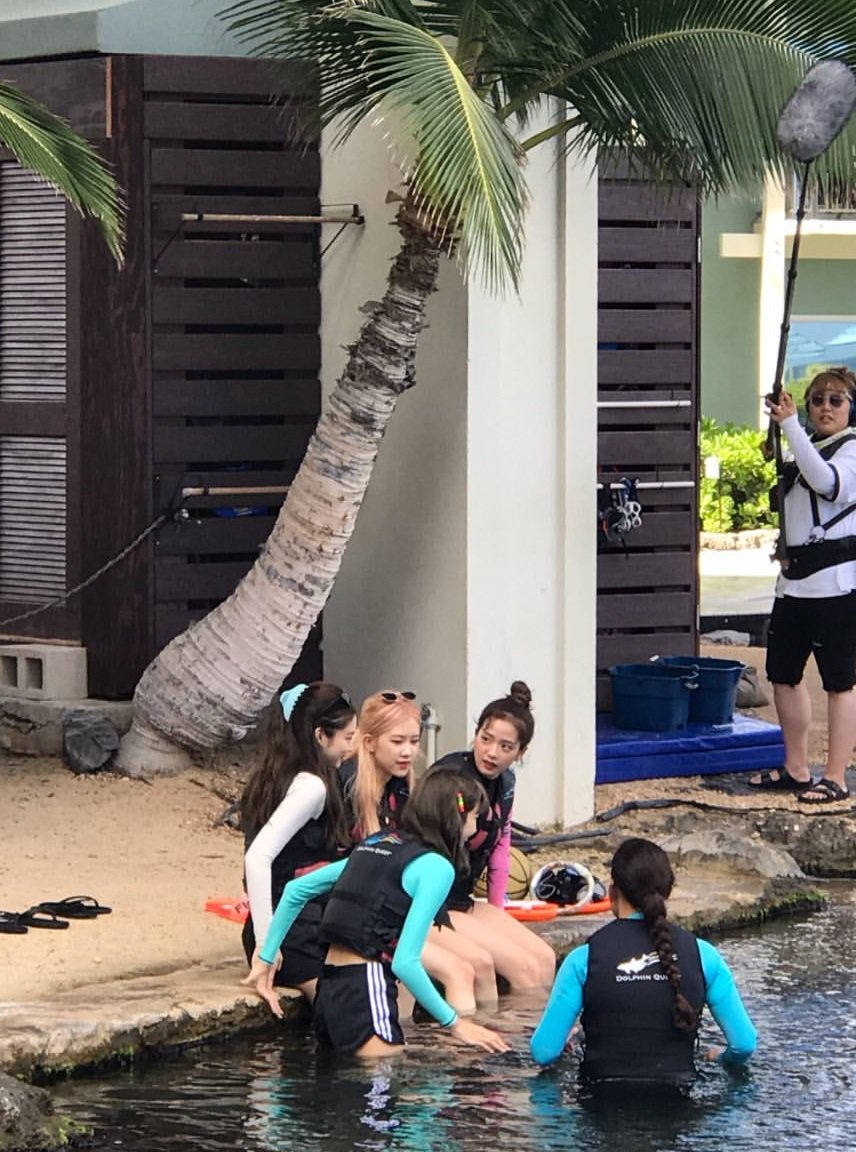 BLACKPINK at Hawaii filming for BLACKPINK Summer Diary #BLACKPINK