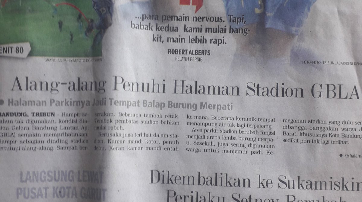 AriAnggaraHa_'s tweet photo. Di antepin wae... π€¦π»ββοΈπ€¦π»ββοΈ
@ridwankamil @PemkotBandung
#saveGBLA #persibday #persib https://t.co/pPJfILiw7W