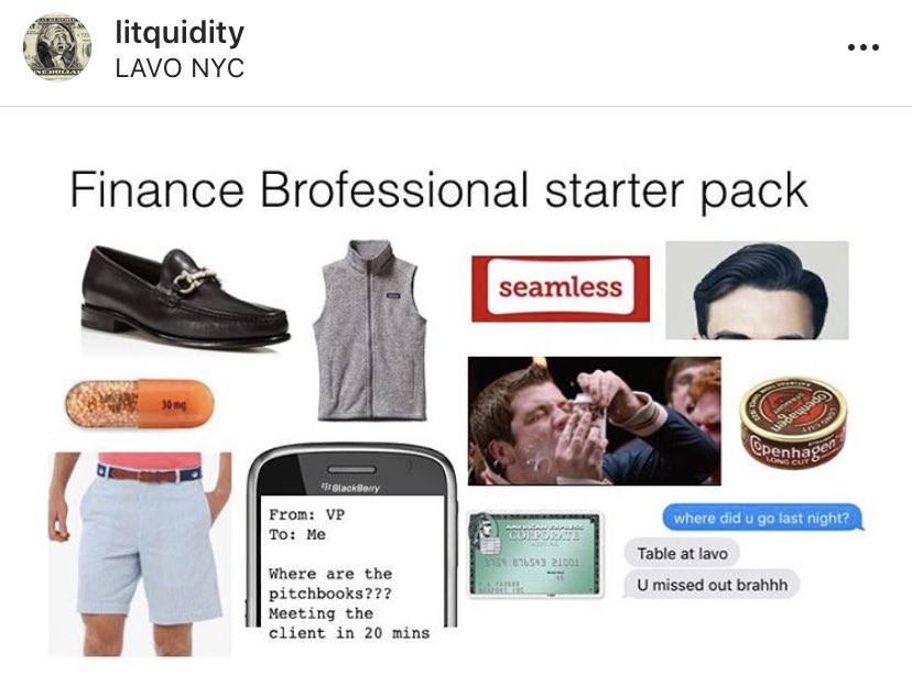Finance Bro Starter Pack imgslobberknocker