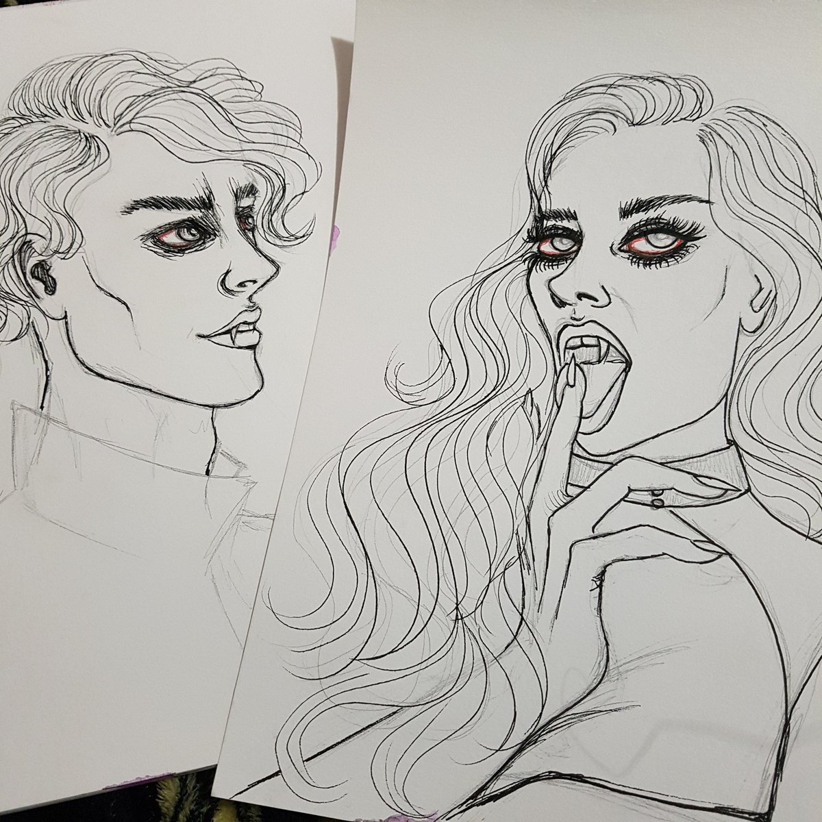 darkeyer2's tweet image. Working on some #toreadors 🥀
#vampire #vamily #vtm #art