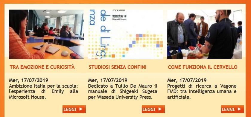 Buongiorno da <a href="/fmdigitale/">Fond. Mondo Digitale</a>! Oggi in primo piano su  mondodigitale.org
- Shigeaki Sugeta dedica manuale di linguistica a Tullio De Mauro 
- #AmbizioneItaliaScuola con <a href="/Microsoft/">Microsoft</a>
 <a href="/microsoftitalia/">Microsoft Italia</a> #intelligenzaartificiale  
- progetti di ricerca a #VagoneFMD #BinarioF