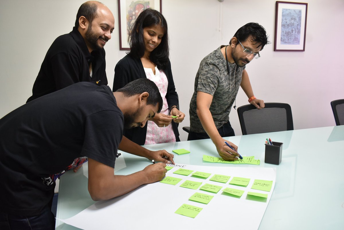 yujdesigns's tweet photo. Thinkathon - Challenge the Experience'
One hour activity organized by our interns which made us think through our everyday experience and how we can enhance it.
@yujdesigns #cultureatYUJ #lifeatYUJ #ux #userexperien https://t.co/lxJO77AiYL