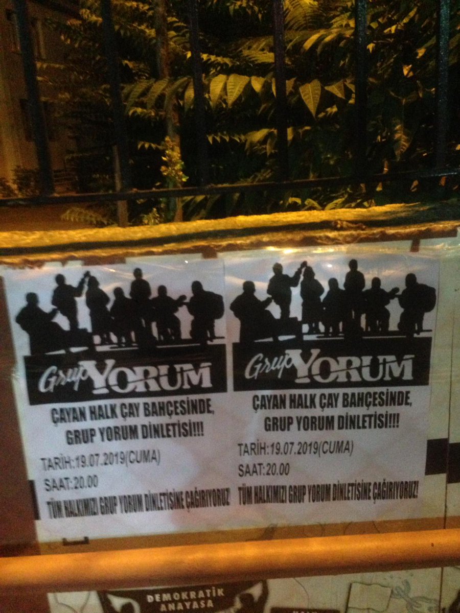 GRUP YORUM ÇAYAN'DA!

ÇAYAN MAHALLESİ BİR KEZ DAHA HALKIN SANATÇILARINI, DEVRİMCİ SANATIN SIRA NEFERLERİNİ AĞIRLIYOR!

GRUP YORUM 19 TEMMUZ CUMA GÜNÜ SAAT 20:00'DA ÇAYAN HALK ÇAY BAHÇESİ'NDE HALKIMIZLA BULUŞUYOR!

TÜM HALKIMIZ DAVETLİDİR!

TÜRKÜLER SUSMAZ HALAYLAR SÜRER!