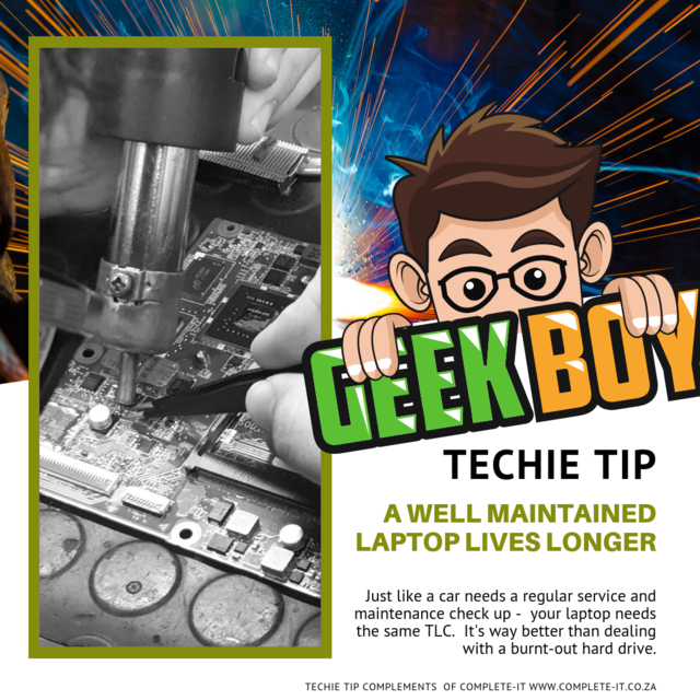 CompleteITCT's tweet image. It's a fact - a well maintained vehicle lasts longer...same applies to a laptop.  Don't forget to send your laptop in for regular maintainance checks.  

#computerservices #itservices #completecomputersolutions #completeit #completecomputerservices #completecomputerrepairs