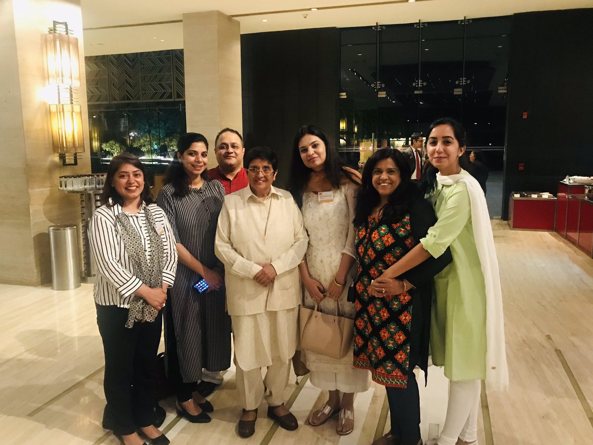 thekiranbedi's tweet photo. At @imainsight forum of leaders in corporate industry. Urged them to prioritise their #CSR on Water, Skilled -Enterprising Women,Youth+Shared concepts of AGILE Governance for #NewIndia practiced in Puducherry by making the effort to make systems accessable-collaborative-credible https://t.co/Lpmv89RfUV