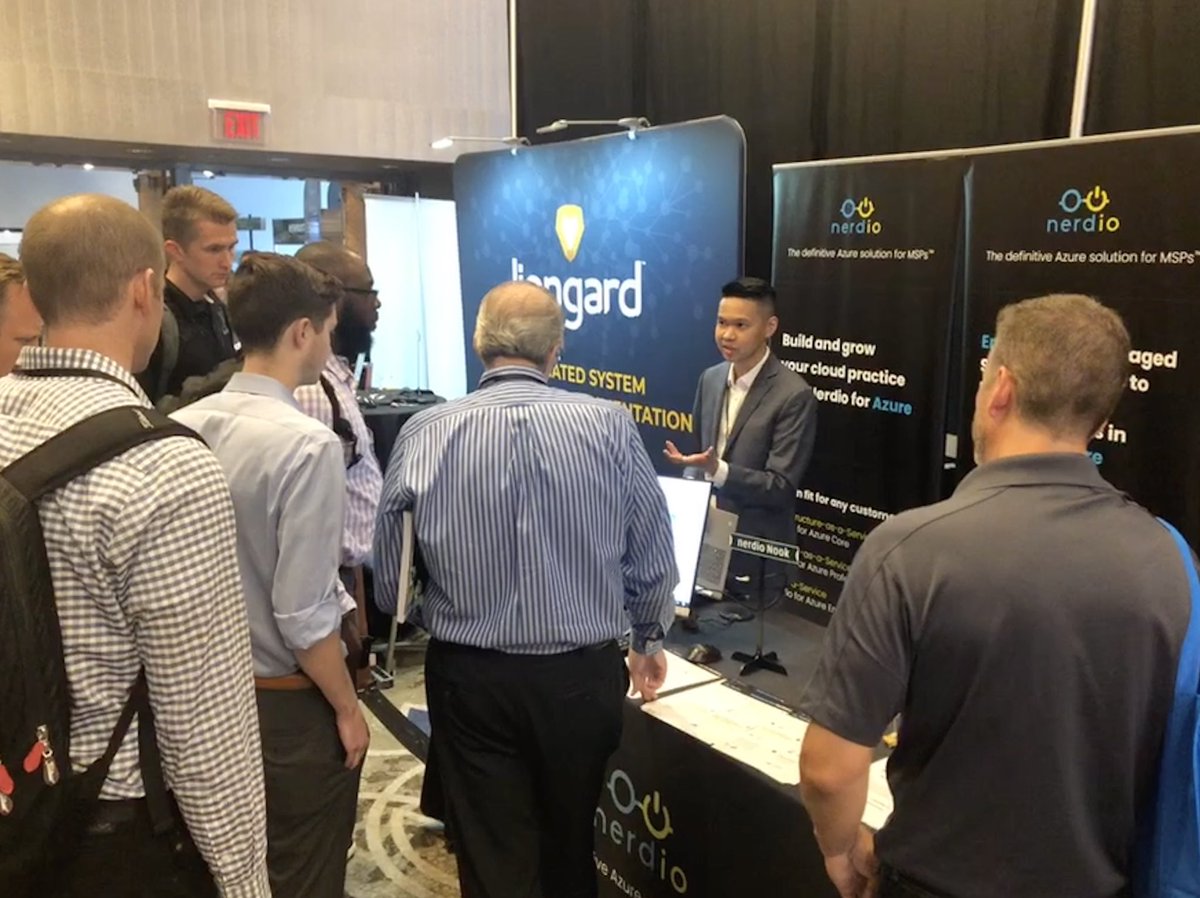 TonyCai's tweet photo. Action packed week at @GetNerdio Our Demystifying Azure workshop received raving reviews 4.5/5 voted by over 50 MSPs! #buildit19 #azure #microsoft #msp #wvd https://t.co/fvrEwVHahb