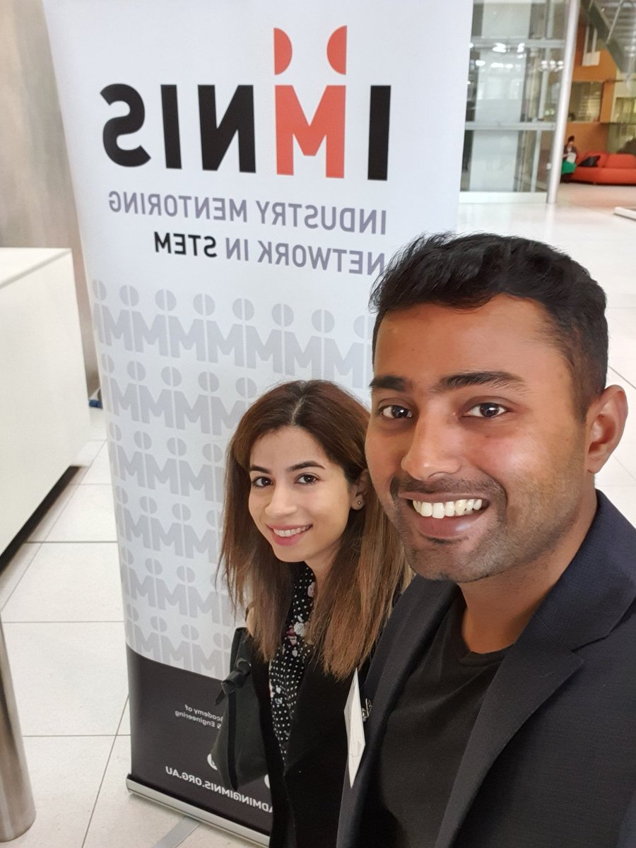 Very much looking forward to our industry-mentorship-in-STEM journey! #proudIMNISmentee #IMNIS2019