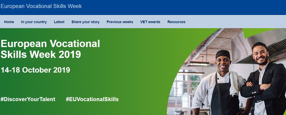 4ª Semana Europea de la Formación Profesional, del 14 al 18 de octubre de 2019. #FP #VET vocational education and training is a smart choice <a href="/EU_Social/">EU Social 🇪🇺</a> <a href="/educaciongob/">Ministerio de Educación, FP y Deportes</a> <a href="/todofp/">TodoFP</a> <a href="/Cedefop/">EU_Cedefop</a> todofp.es/comunes/notici…