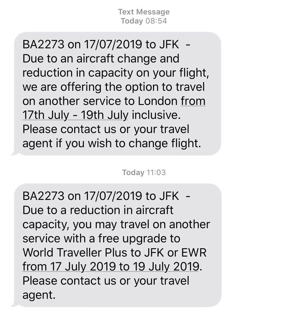 Amy_Widgery's tweet photo. @British_Airways Some more information than this would be great. I have a connecting flight from JFK to CLT I’m meant to be getting on tomorrow. I’m travelling to the World Scout Jamboree with another IST member 😓 https://t.co/q0dLpaJUjF