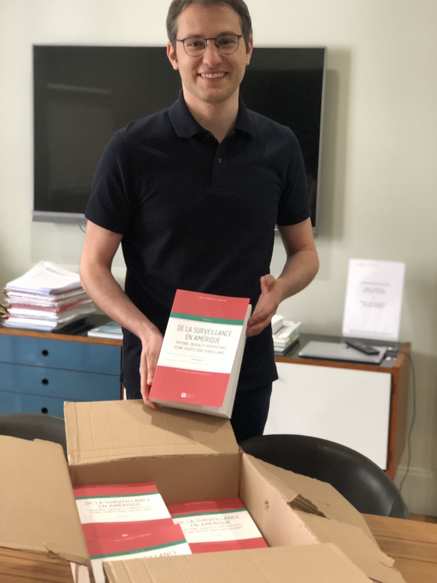 Bravo a notre confrère @vboullier pour la sortie de son livre « De la surveillance en Amérique », Histoire, Enjeux et Perspectives d’une société sous surveillance #surveillance #security #communicationselectroniques #CyberSecurity