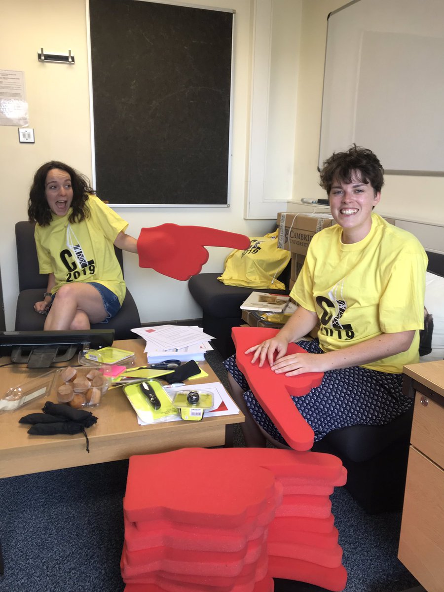 Not long until #CLconf2019 begins! <a href="/cardiffuni/">Cardiff University</a> Many thanks to my team of volunteers who are helping with the final stages of preparation at conference HQ. See you all next week!
