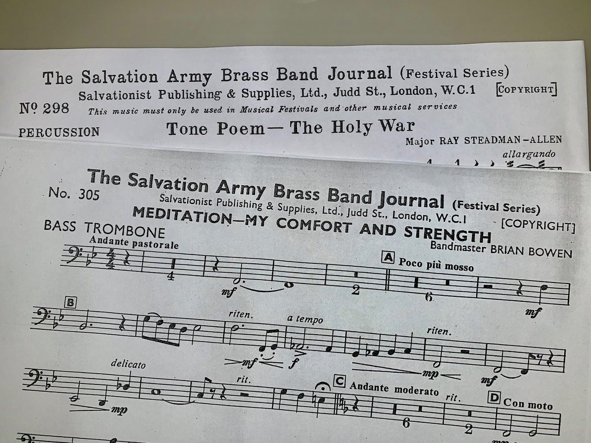 MSBand's tweet image. Time for some Salvation Army Band Classics