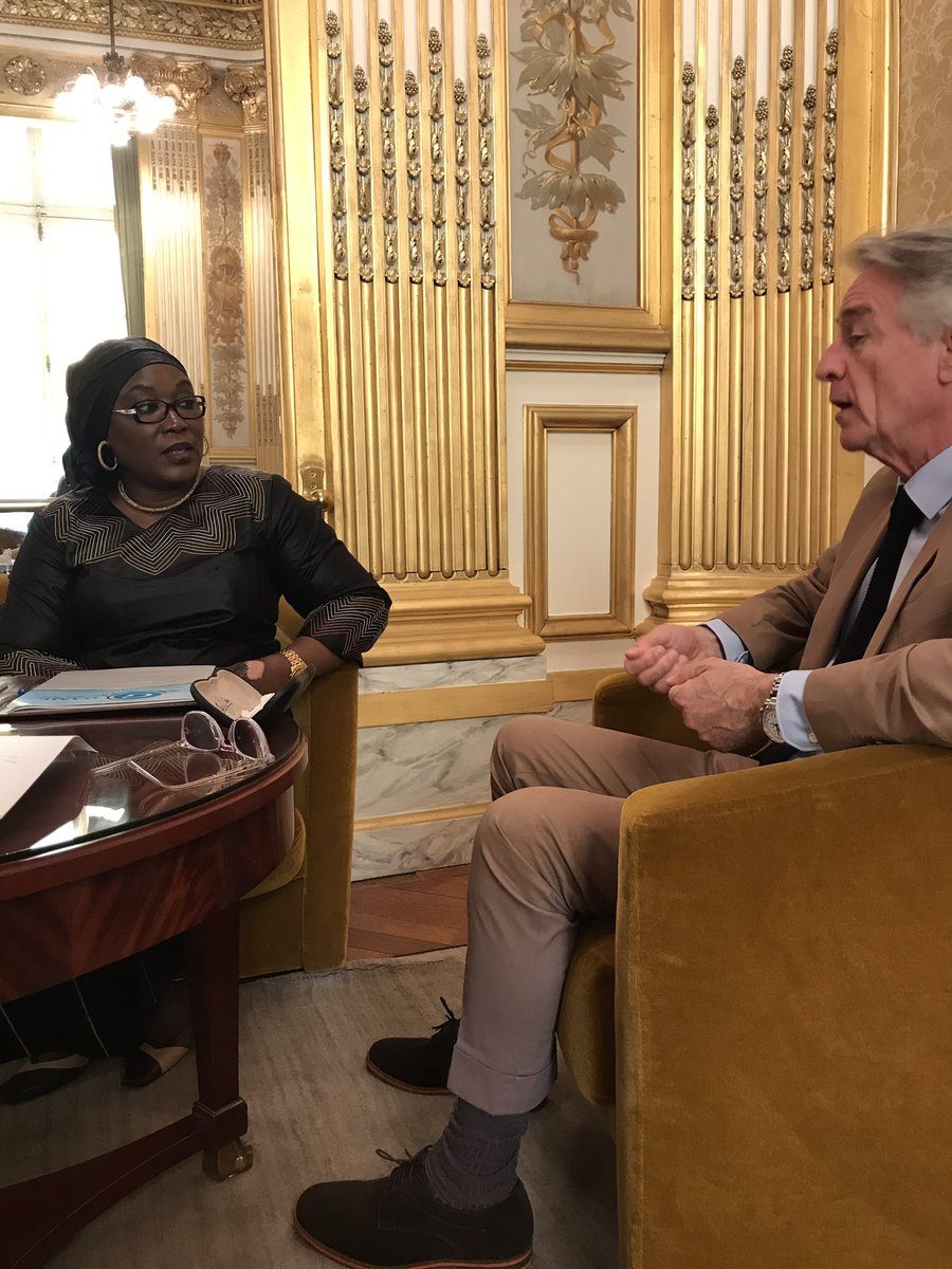 senateur61's tweet photo. Merci @Sahel2R3S d’avoir permis les échanges entre @andre_reichardt président du groupe France-Afrique de l’Ouest et l’Honorable Aïssata Toure Diallo Présidente de la commission des Affaires Étrangères du Mali au programme suivi du colloque de 2018 relance de la coopération 🇫🇷🇲🇱 https://t.co/5dON1Y7qqS