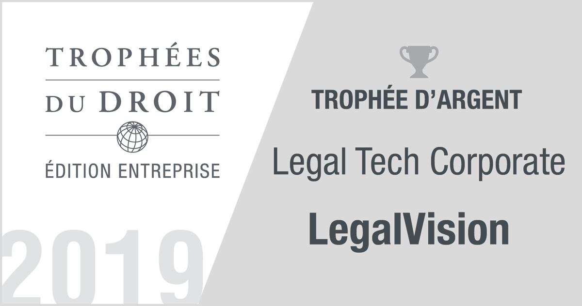 chris_robinet's tweet photo. L'équipe de LegalVisionPro est fière de vous annoncer l'obtention du Trophée d’Argent pour la catégorie meilleure LegalTech Corporate pour la 3ème année consécutive ! 👏🏻🏆 @Legalvision_fr
#LegalVisionPro #LegalTech #TrophéeDuDroit #TrophéeArgent https://t.co/iB7MxypJma
