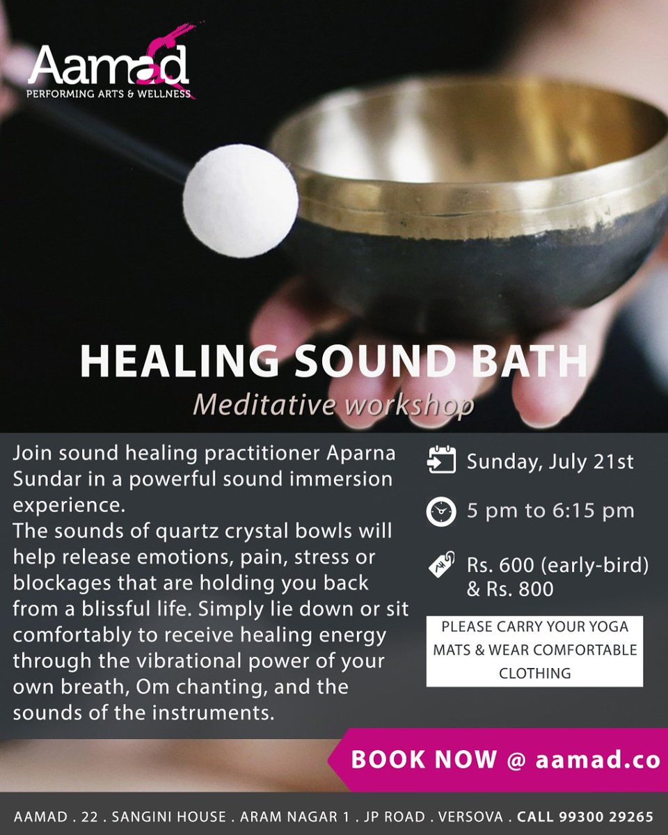 Aamad- Performing Arts & Wellness tweet media