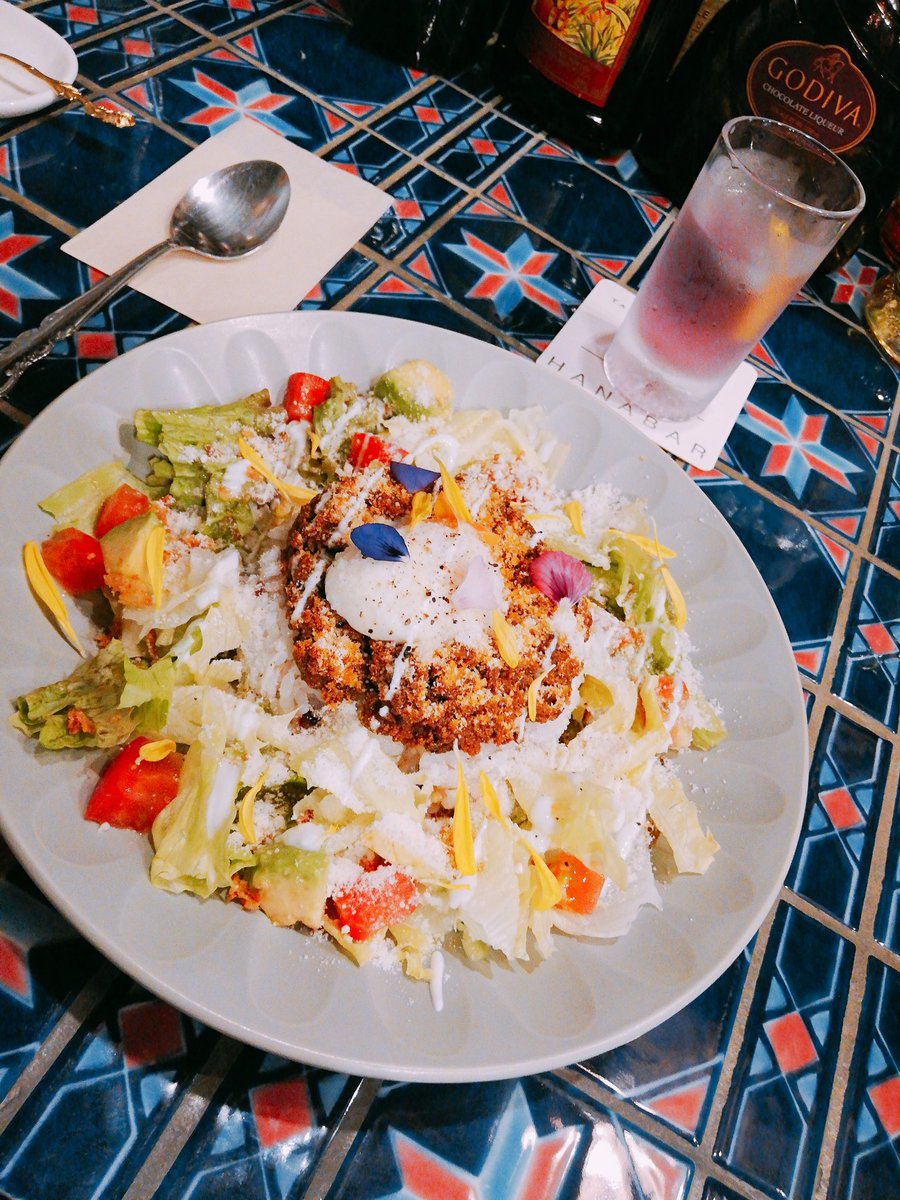 百合根 杏ᕱ ᕱ 土日お休み インスタで話題の Hanabar へ行ってみたよ とっても可愛かった Hanabar 池袋 ランチ グルメ 食べログ 食レポ Lunch 花 Flower ドライフラワー バー Bar タコライス イエローカレー Driedflower 池袋バー