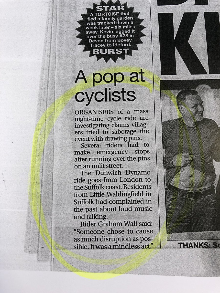 FastRuffneck's tweet image. Never ever did I think it would make the National Press ... cycling fights back @SportsOrla @Chris_Boardman @cyclingweekly @chrishoy @chrisfroome