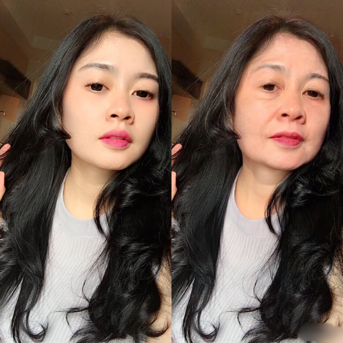 #FaceApp 🤣 monmaap ngikut🤦🏻‍♀️😝