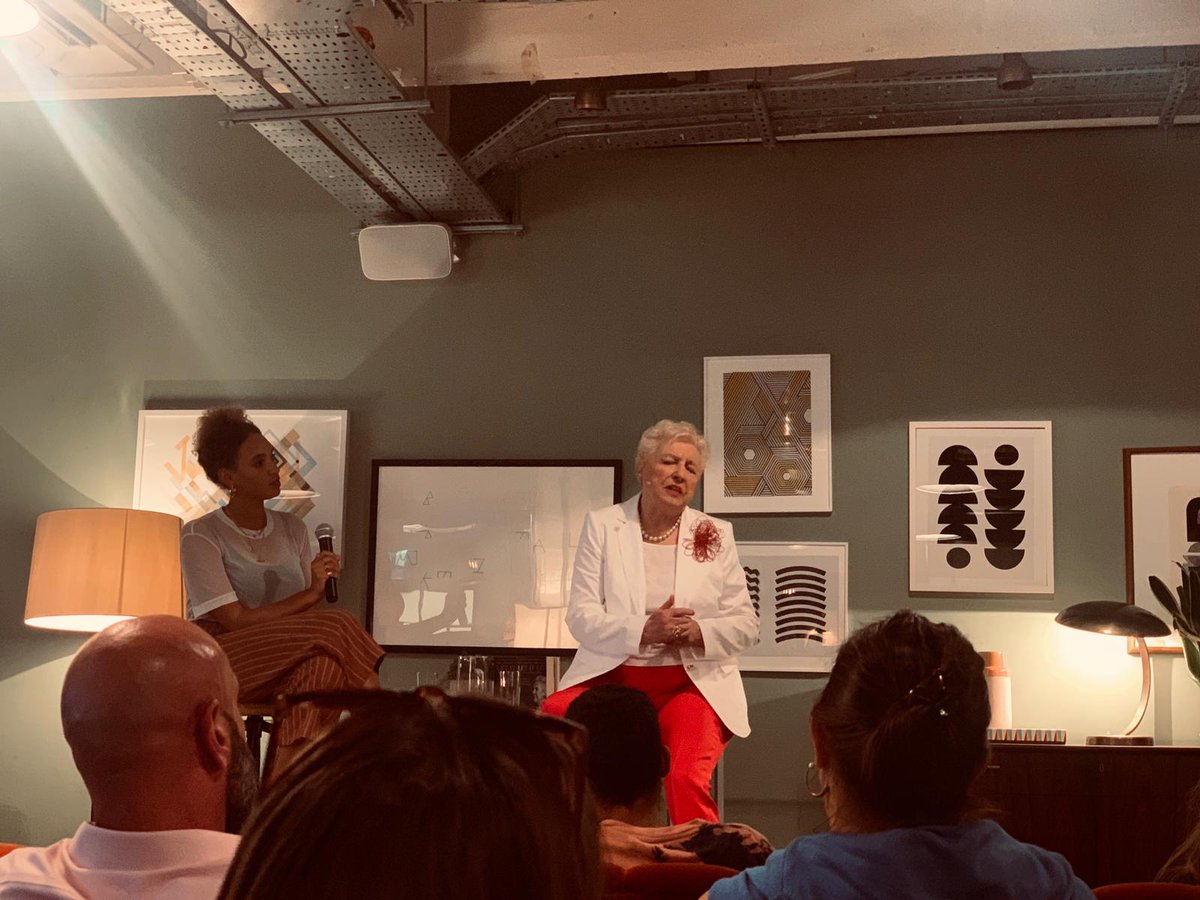 Last night, I had the honour of listening and meeting #damestephanieshirley. What an extraordinary and life changing talk, it has inspired me to take the next big leaps in our journey. Thanks @sohoworks Works for putting on such incredible #events. Shirley, what a women!