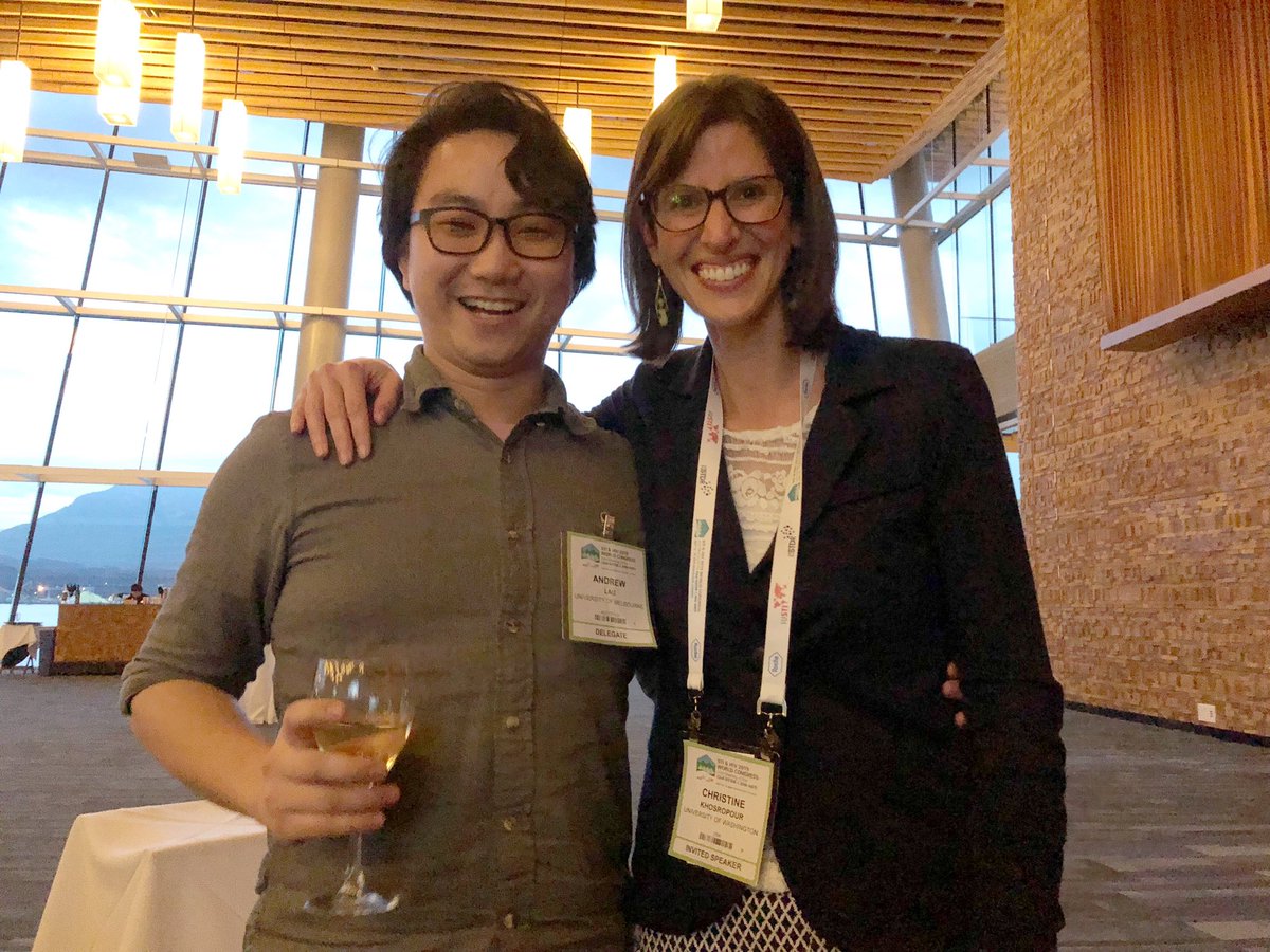 DrJDombrowski's tweet photo. Andrew Lau and Christine Khosropour: two chlamydia research all stars together at #ISSTDR2019! https://t.co/BvSZEqoa1N