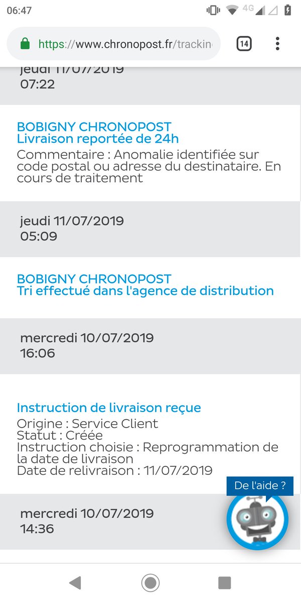 Leedeea7's tweet photo. @Chronopost @dgccrf @DHLExpressFr @FedEx https://t.co/9FNaL3T8Kx