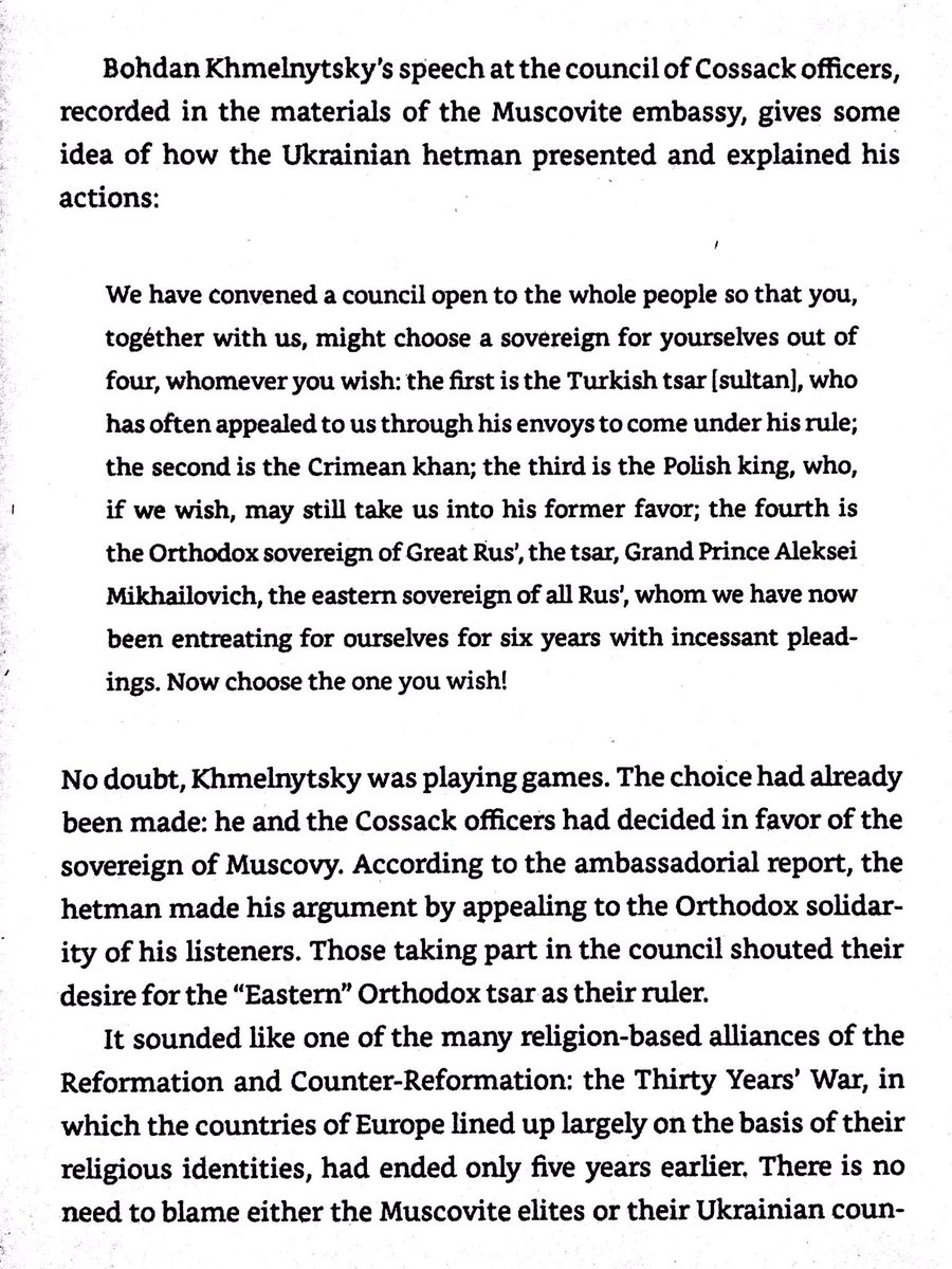 Desperate for aid against the Poles, and failing to get Turkish help, Hmelnitsky swore allegiance to Russia. Thus much of the Ukraine fell under Russian rule.