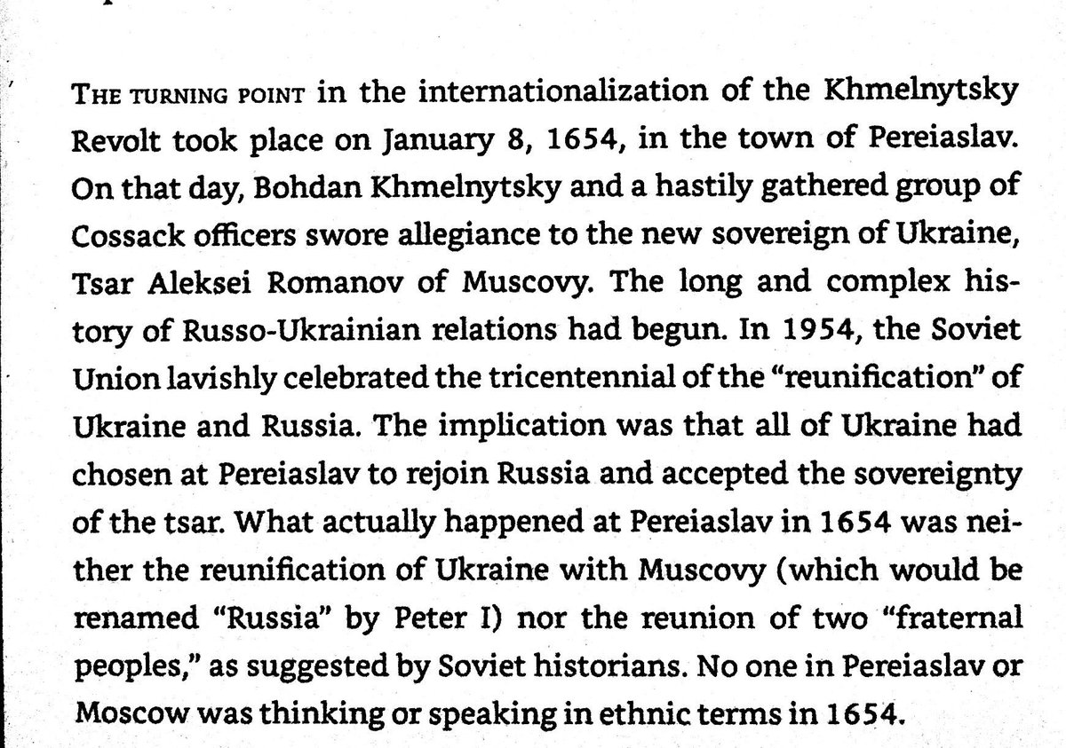 Desperate for aid against the Poles, and failing to get Turkish help, Hmelnitsky swore allegiance to Russia. Thus much of the Ukraine fell under Russian rule.