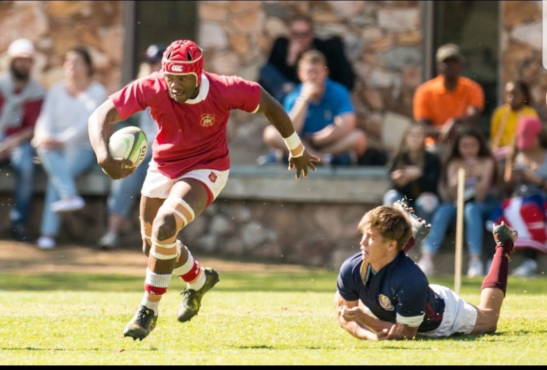 KingEdVIISchool's tweet photo. Speak victory, not defeat! 

Joseph Iye, one of our #RedRugby players has been selected to represent the @SaSchoolsRugby team! Well done Joseph, the #RedArmy is behind you all the way! https://t.co/oVOZtQy9og