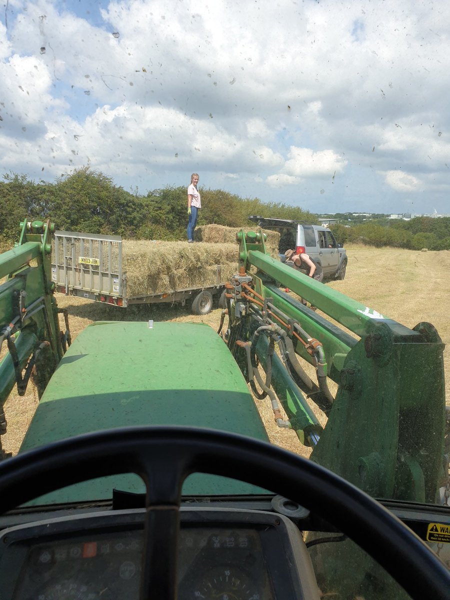Busy on the hay this week... got to get it in before the rain... #farmeremma #cornwall #growyourown