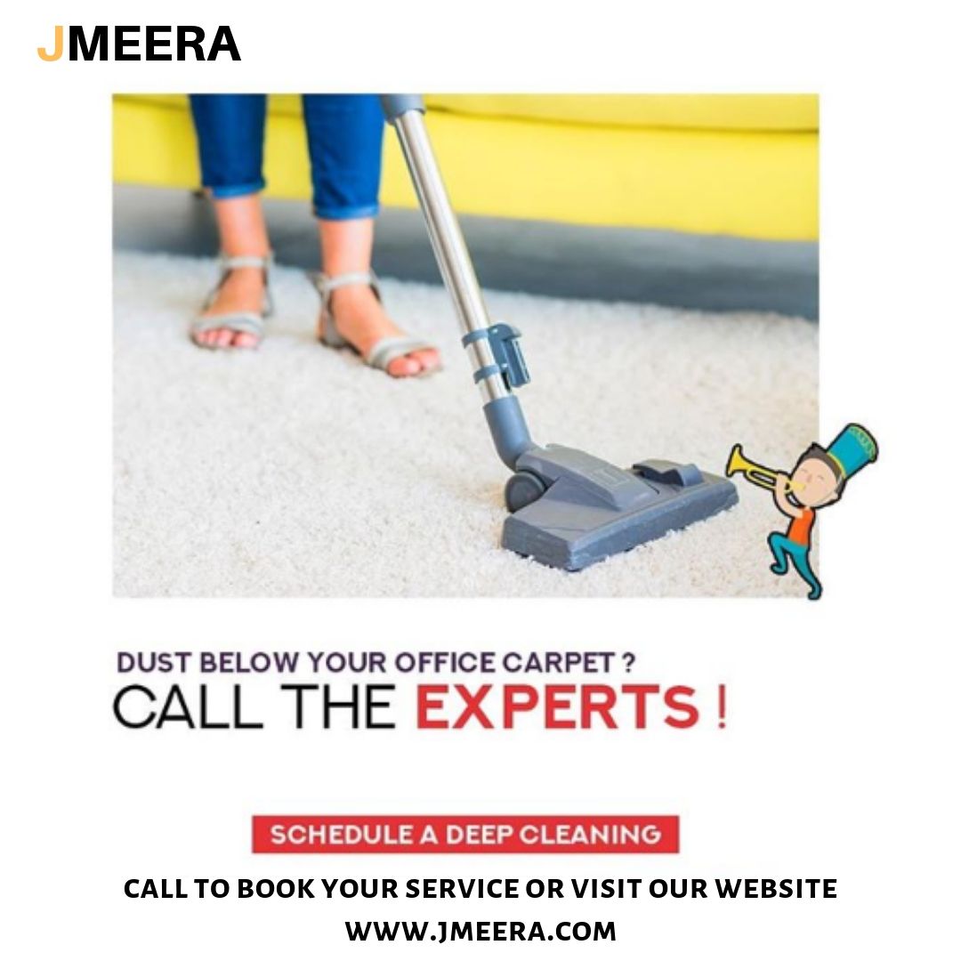 dust below your office carpet?
call the experts! +01140105946, +918448448870 
Or for more information visit at jmeera.com

#officecleaningservices 
#officecarpetcleaning 
#onetimecleaningservices
#naturalchemicals 
#satisfiedcustomer
#mop #dust
#bestservicesdelhincr