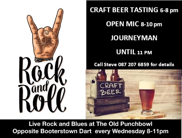 TheClubEPG's tweet photo. 🎸Rock &amp; Blues 🎸is back to The Old Punchbowl TONIGHT. As always there will be lots of good music 🎵 and #TONIGHT you get to try some quality craft #beer 🍻and continue with Rock &amp; Blues #music #CraftBeer #tasting https://t.co/jQQwVVPcmc