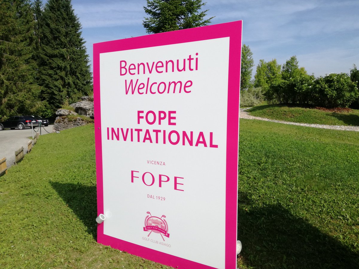 Ready to start 💪⛳ welcome to everybody at the <a href="/golfasiago/">golf asiago</a> for the #FOPEInvitational2019 #StayTuned