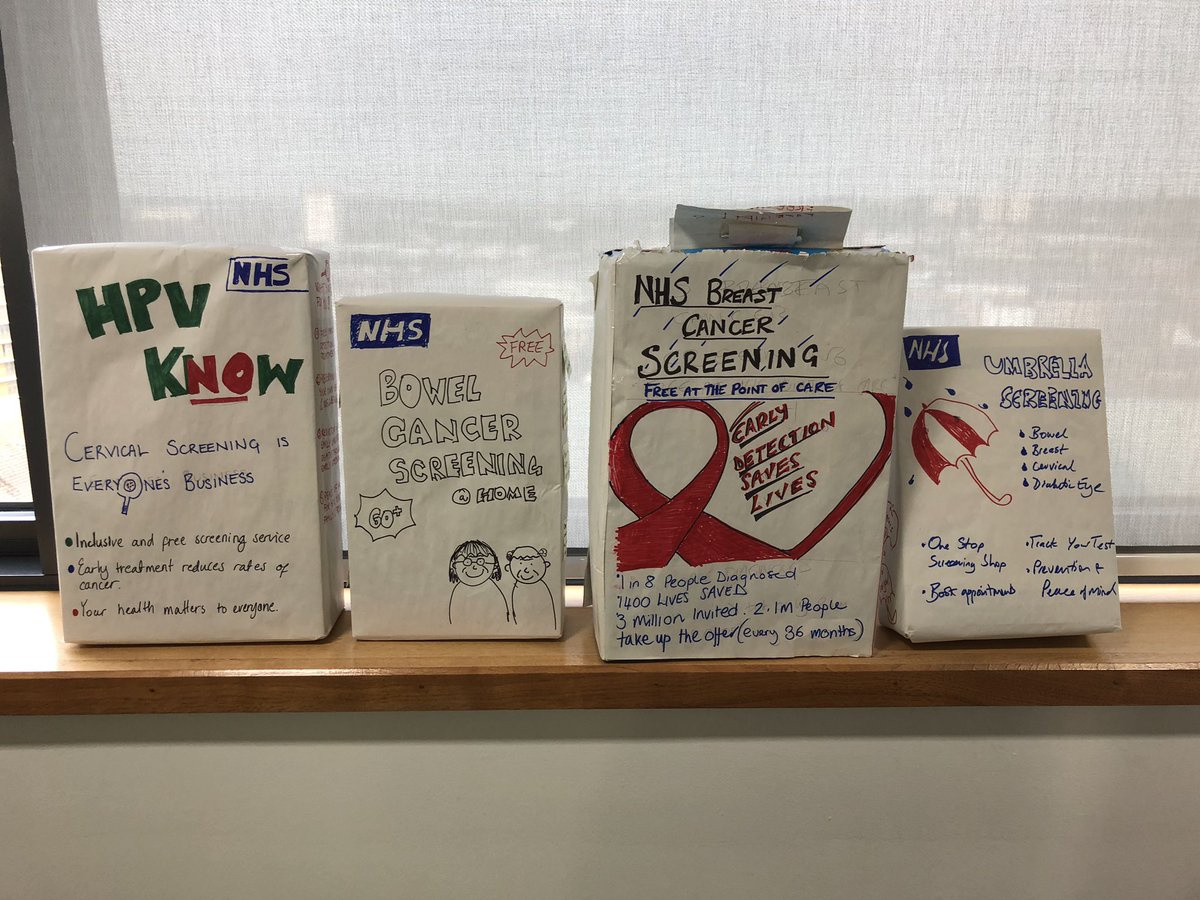 Sharing what we do and communicating with colleagues. The cereal box method is surprisingly quick and informative!