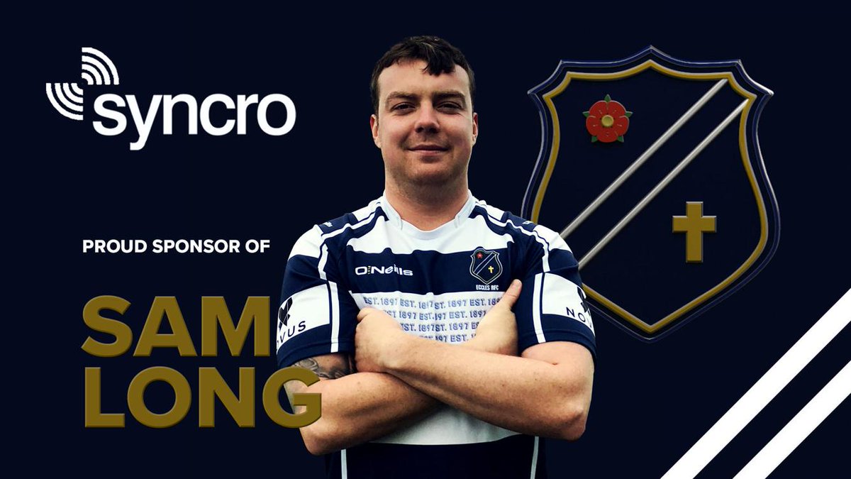 Syncro are proud to support one of our own, Sam Long, playing for Eccles RFC this season. #EcclesRFC