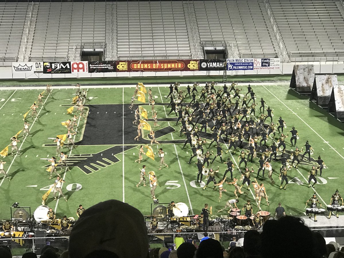 mboley013's tweet image. DCI at Broken Arrow @bostoncrusaders #drumsofsummer #DCI2019