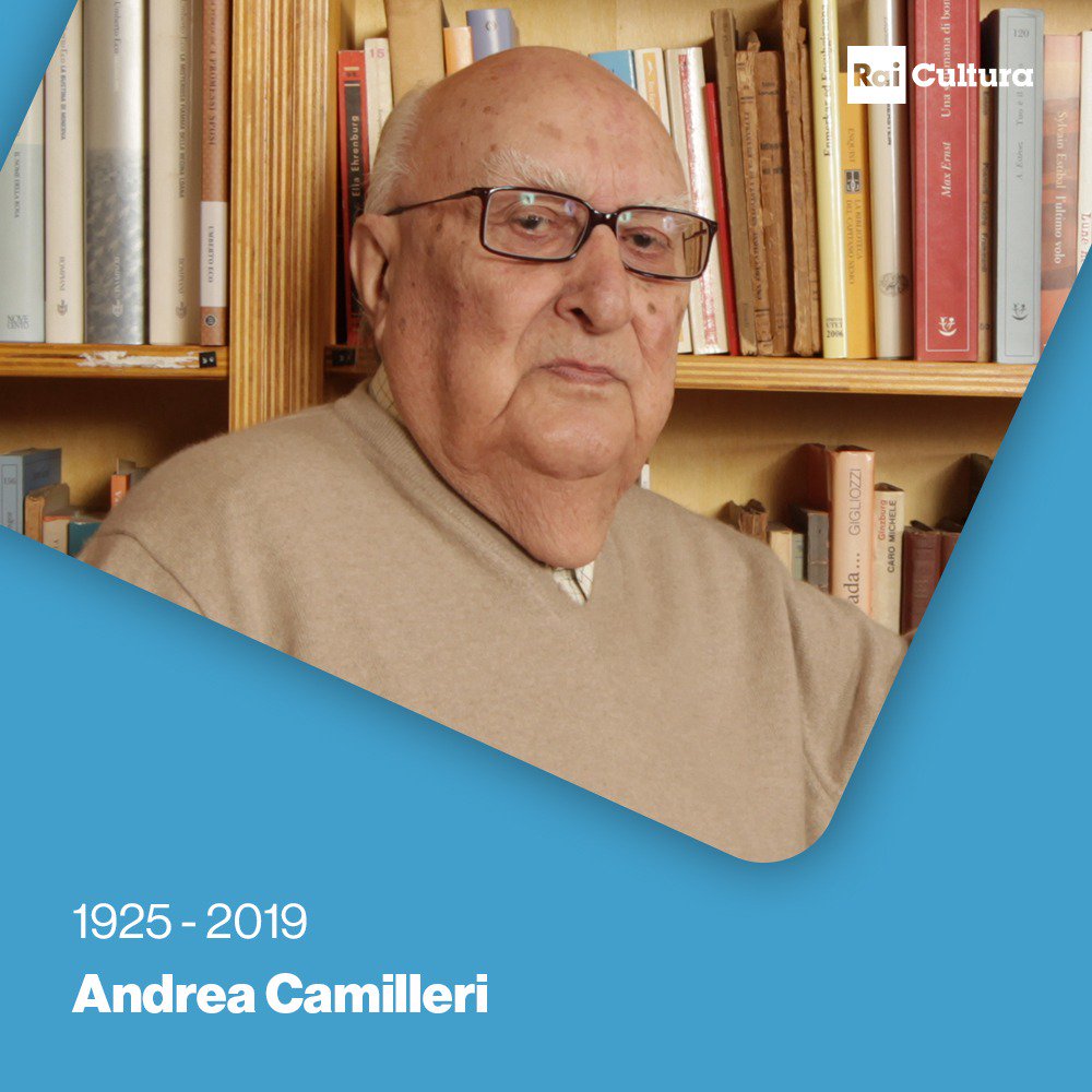 Addio a Andrea Camilleri.
Lo scrittore, sceneggiatore, regista e drammaturgo ci ha lasciato all'età di 93 anni.
Rai Cultura gli rende omaggio con questo Speciale che raccoglie diversi filmati a lui dedicati:
raicultura.it/speciali/omagg… 
#andreacamilleri