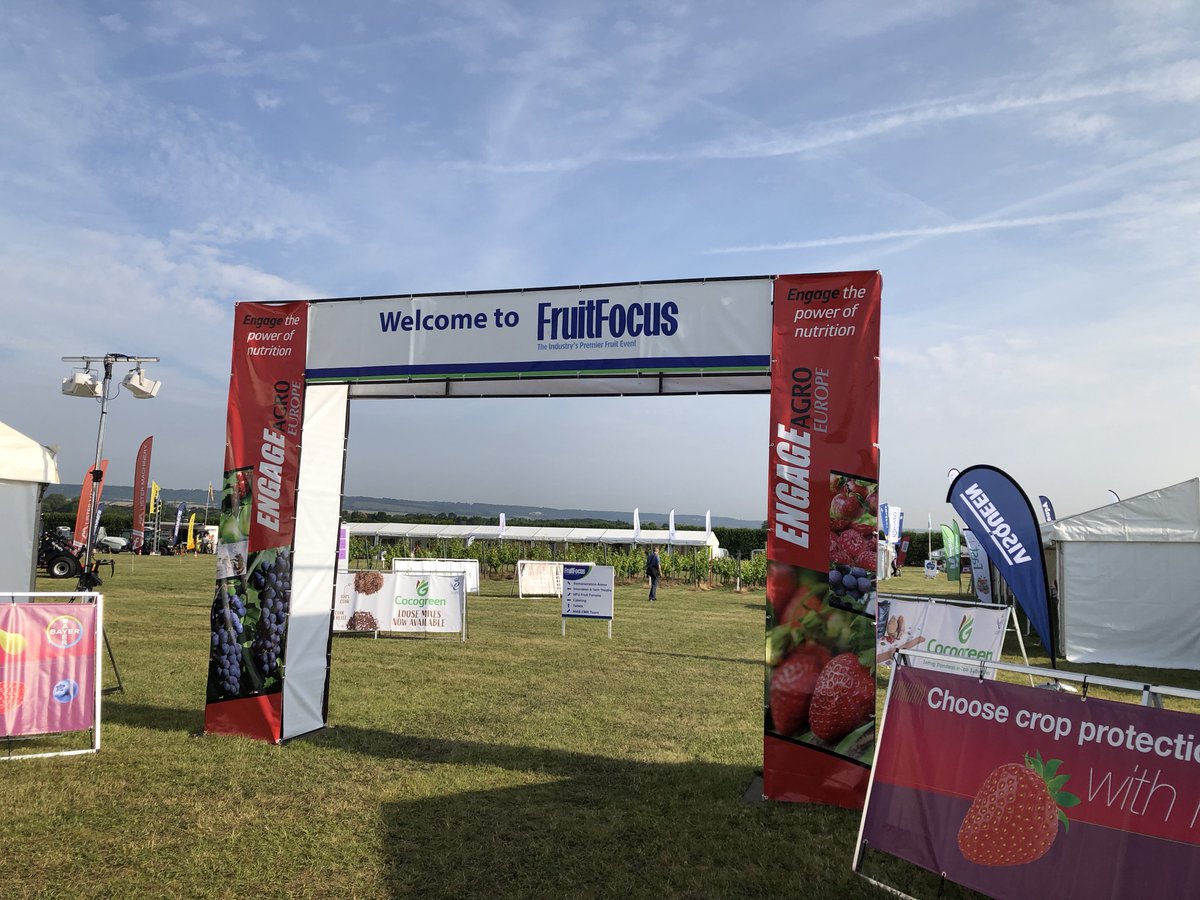 What fantastic weather ☀️ we have this morning ahead of @FruitFocus #FruitFocus19 see you there ^Stuart